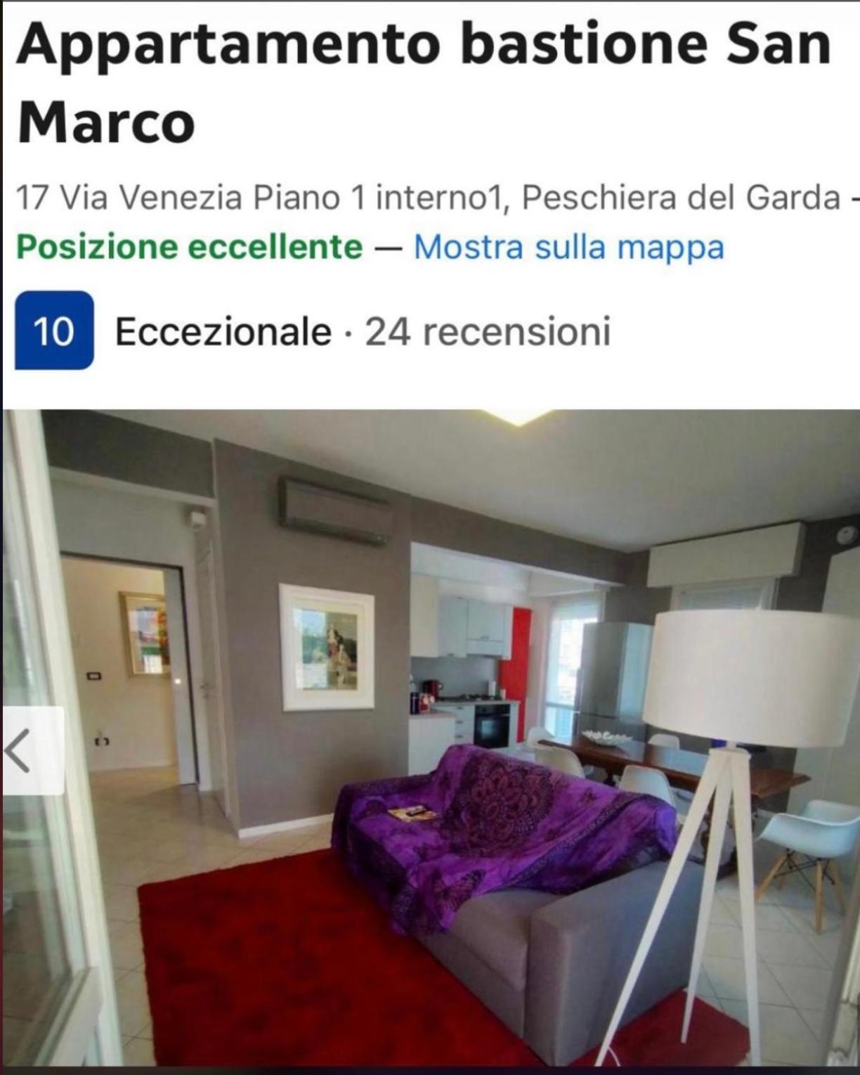 Appartamento Bastione San Marco Пескиера дел Гарда Екстериор снимка